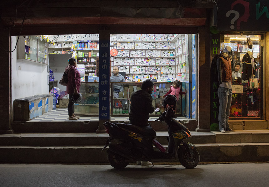 Nepali Storefront,  Patan, Nepal.
